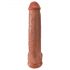 King Cock 15 - Dildo Gigante (38cm) - Tons Naturais