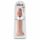 Dildo King Cock 14" - com ventosa, grande (36cm) - natural