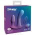 Êxtase Total 3 em 1 - Vibrador Triplo com Controle (Roxo)