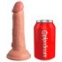 King Cock Elite 6 - Dildo realista com ventosa (15cm) - Natural