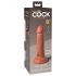 King Cock Elite 6 - Dildo realista com ventosa (15cm) - escuro