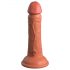 King Cock Elite 6 - Dildo realista com ventosa (15cm) - escuro