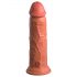 Dildo Elite King Cock 20cm - Base de Sucção - Cor Escura