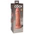 Vibrador Realístico Elite 20cm com Base - Bege