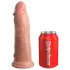 Vibrador Realístico Elite 20cm com Base - Bege