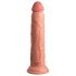 King Cock Elite 9 - Vibrador Ventosa 23cm - Natural