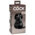 Coroa King Cock - anel vibratório preto