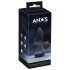 ANOS - Vibrador anal com pérolas giratórias (preto)