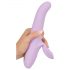 SMILE Thrusting - Vibrador giratório e pulsante com braço clitoriano (roxo)