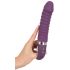 SMILE Soft - Vibrador roxo com aquecimento recarregável