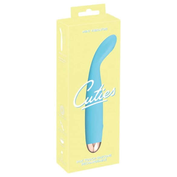 Cuties Mini - vibrador à prova d'água para o ponto G, recarregável (turquesa)