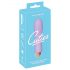 Cuties Mini - vibrador portátil, à prova d'água, textura gradeada (roxo)