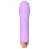 Cuties Mini - vibrador portátil, à prova d'água, textura gradeada (roxo)