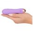 Cuties Mini - vibrador portátil, à prova d'água, textura gradeada (roxo)