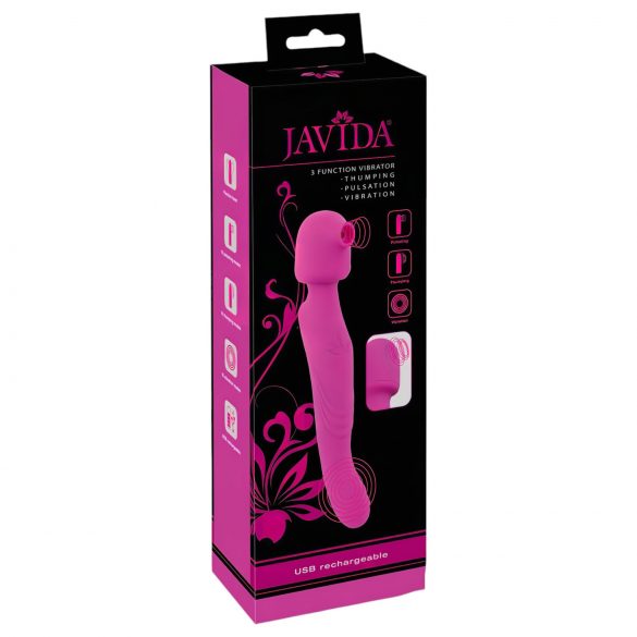 Javida Wand - Vibrador massajador 3 funções (roxo)