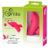 SMILE Licking - Vibrador de dedo com língua e ar (rosa)