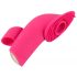 SMILE Licking - Vibrador de dedo com língua e ar (rosa)