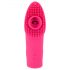 SMILE Licking - Vibrador de dedo com língua e ar (rosa)