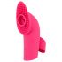 SMILE Licking - Vibrador de dedo com língua e ar (rosa)