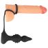 Rebel 2em1 - Vibrador Anal e Anel Peniano, Recarregável (Preto)