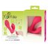 SMILE Calcinha - vibrador duplo c/ controle remoto (rosa)