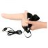 You2Toys Strap-on: Vibrador oco com cinto (natural) recarregável