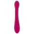 Vibrador Smile recarregável ponto G roxo com textura estimulante