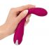 Vibrador Smile recarregável ponto G roxo com textura estimulante