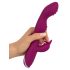 SMILE - Vibrador flexível com braço clitoriano para A e G-ponto (roxo)