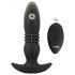 ANOS - vibrador anal com controle remoto (preto)