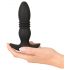 ANOS - vibrador anal com controle remoto (preto)