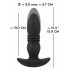 ANOS - vibrador anal com controle remoto (preto)