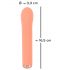 You2Toys Peachy! Mini vibrador G-spot recarregável (pêssego)