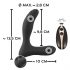 Vibrador Prostático RC - Recarregável e Controle Remoto (Preto)