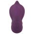 Javida RC - Vibrador clitoriano roxo com controle remoto, 2 funções