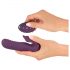 Javida RC - Vibrador clitoriano roxo com controle remoto, 2 funções