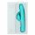 Vibrador Pillow Talk Lively - recarregável, com estimulador (turquesa)