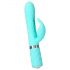 Vibrador Pillow Talk Lively - recarregável, com estimulador (turquesa)