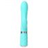 Vibrador Pillow Talk Lively - recarregável, com estimulador (turquesa)