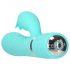 Vibrador Pillow Talk Lively - recarregável, com estimulador (turquesa)