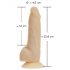 Vibrador Rotativo 18cm Naked Addiction - Natural, Recarregável