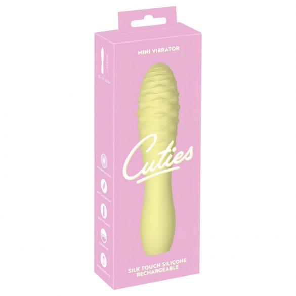 Cuties Mini 3 - vibrador à prova d'água, amarelo e recarregável