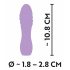 Cuties Mini 3 - vibrador espiral recarregável e à prova d'água (roxo)