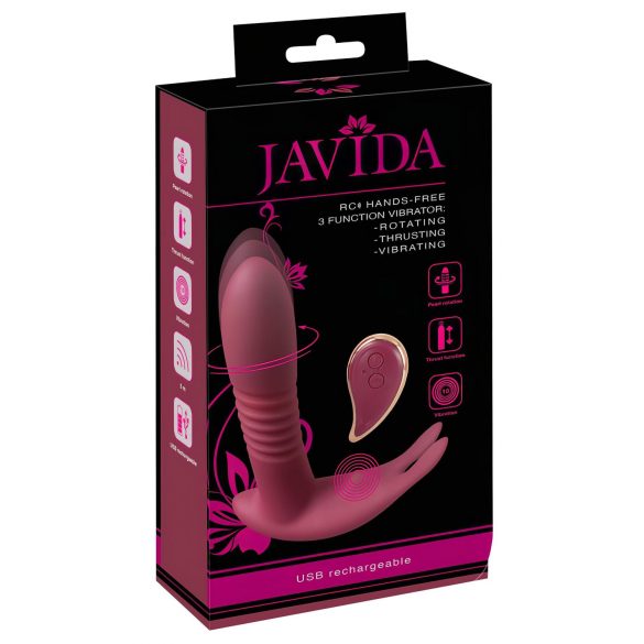 Javida RC - Vibrador de Clitóris 3 Funções (Vermelho)