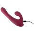 Javida - Vibrador Rotativo com Rádio e Estimulador de Clitóris (Vermelho)