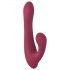 Javida - Vibrador Rotativo com Rádio e Estimulador de Clitóris (Vermelho)