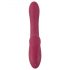 Javida - Vibrador Rotativo com Rádio e Estimulador de Clitóris (Vermelho)