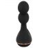 ANOS - Vibrador anal giratório duplo motor (preto)