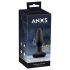 ANOS - Vibrador Anal Recarregável e à Prova d'Água (Preto)