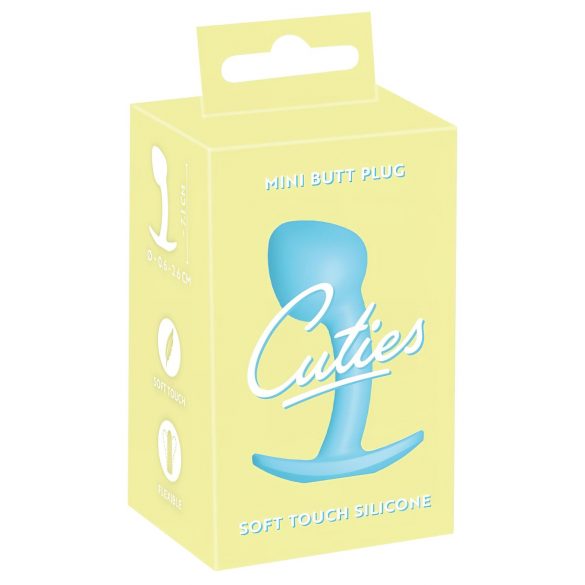 Cuties Mini Plug Anal - silicone - azul (2,6 cm)